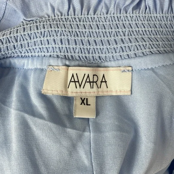 Avara Embroidered Prairie Cottagecore Tunic Dress Size XL Boho Feminine Romantic - Picture 6 of 8